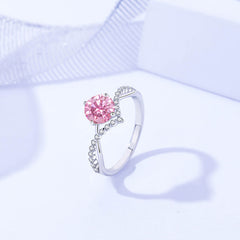 Affordable Luxury 925 Sterling Silver Moissanite Ring