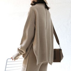 Two-Piece Loose Sweater Set