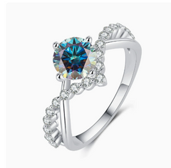 Affordable Luxury 925 Sterling Silver Moissanite Ring