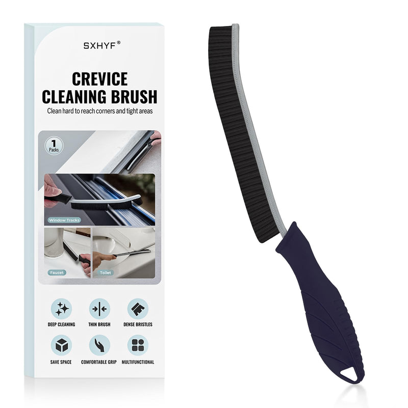 SXhyf Cleaning Brush - Hard Bristle Crevice Cleaning Brush Multifunctional Gap Scrub Brush Home Essentials Bathroom Cleaner Tools for Household Use Kitchen Window Faucets Toilet Grout Car