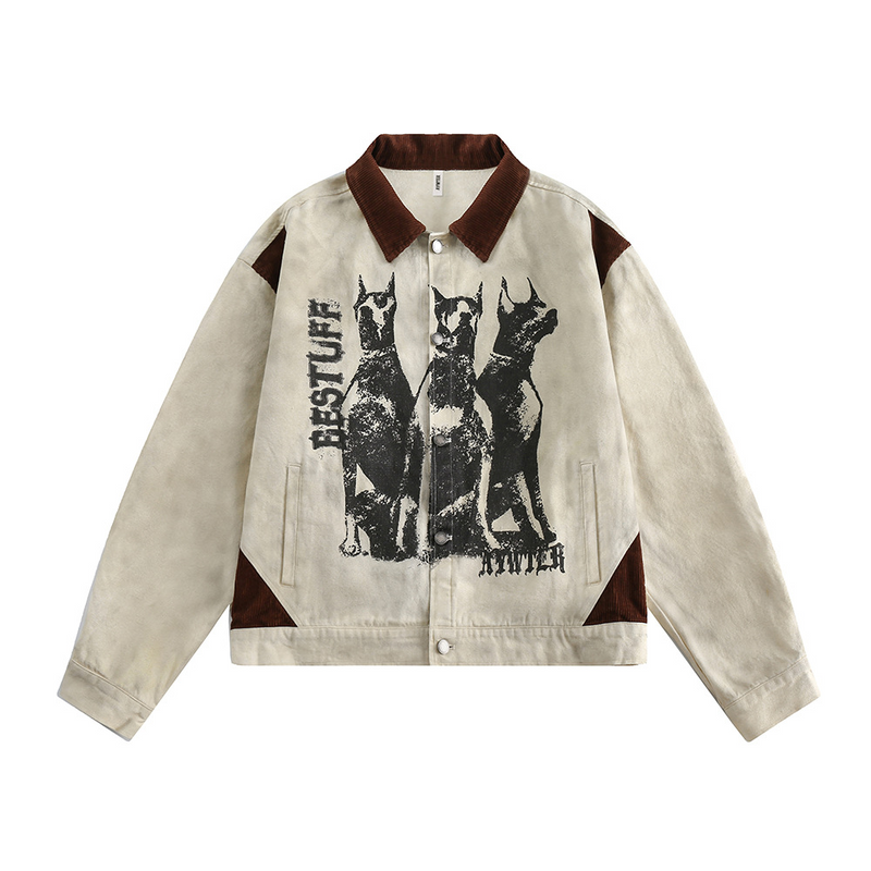 Men's Fashion Printed Jacket