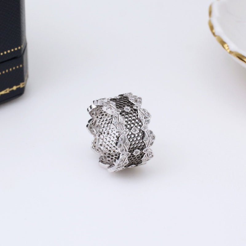 Gold-plated Ginkgo Leaf Ring for Women