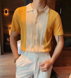 Knitted Shirt Top