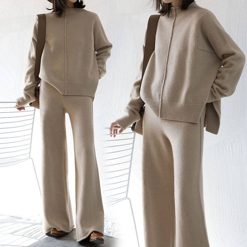 Two-Piece Loose Sweater Set