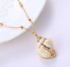 Shell Gold-plated Necklace