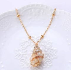 Shell Gold-plated Necklace